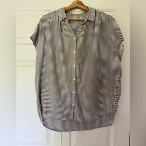 Madewell Postman’s Shirt Blue Stripe